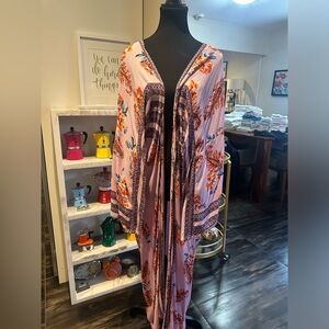 Pink Kimono bought in a quaint boutique in Los Olas, Florida.